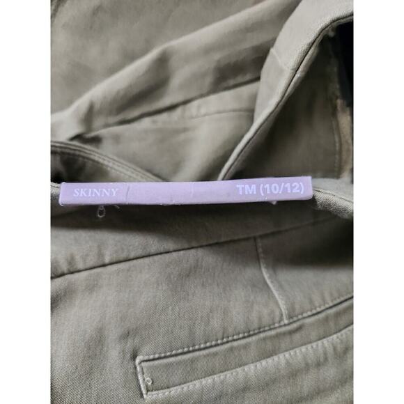 Soft Surroundings Skiny Ankle Pull on Pant olive green sz M/T pockets office nwt - Picture 7 of 11